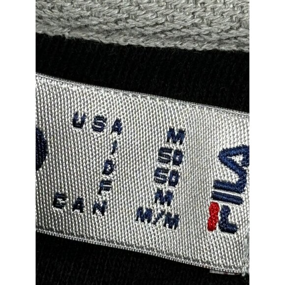 Fila Hoodie Sweatshirt Black Mens M New - Picture 5 of 9